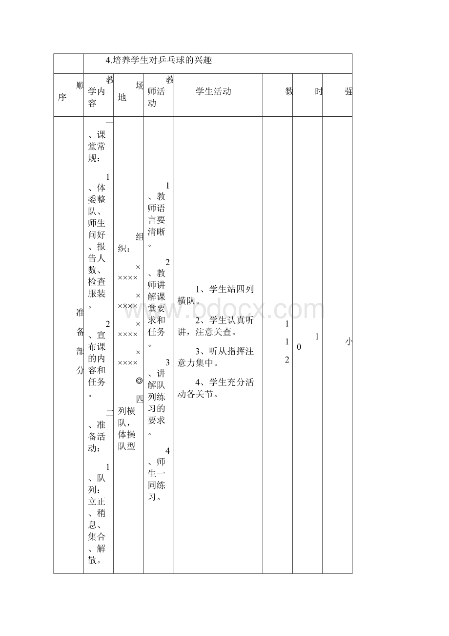 体育乒乓球教学教案.docx_第2页