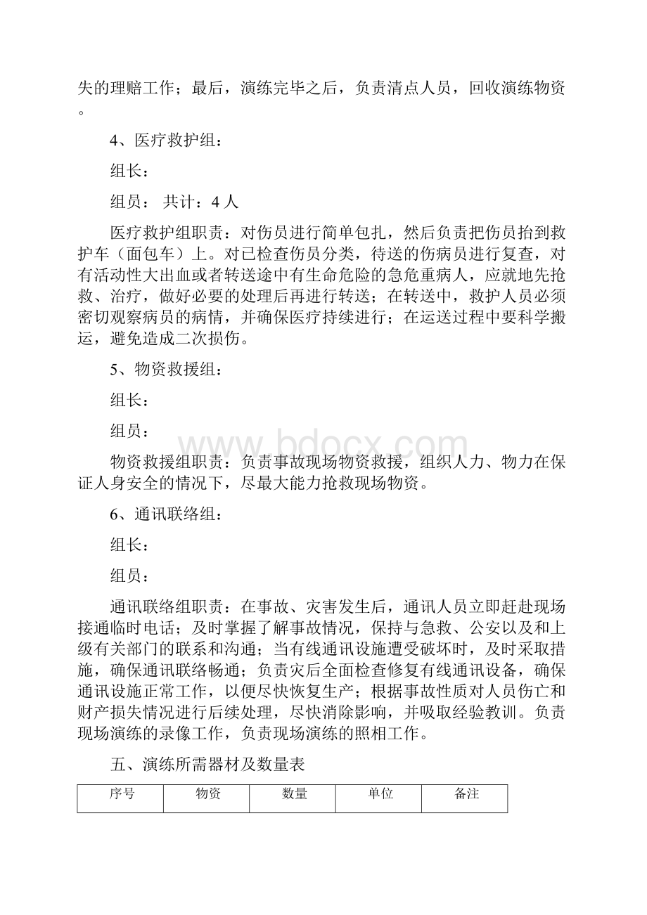 自然灾害应急演练方案及流程之欧阳计创编.docx_第3页