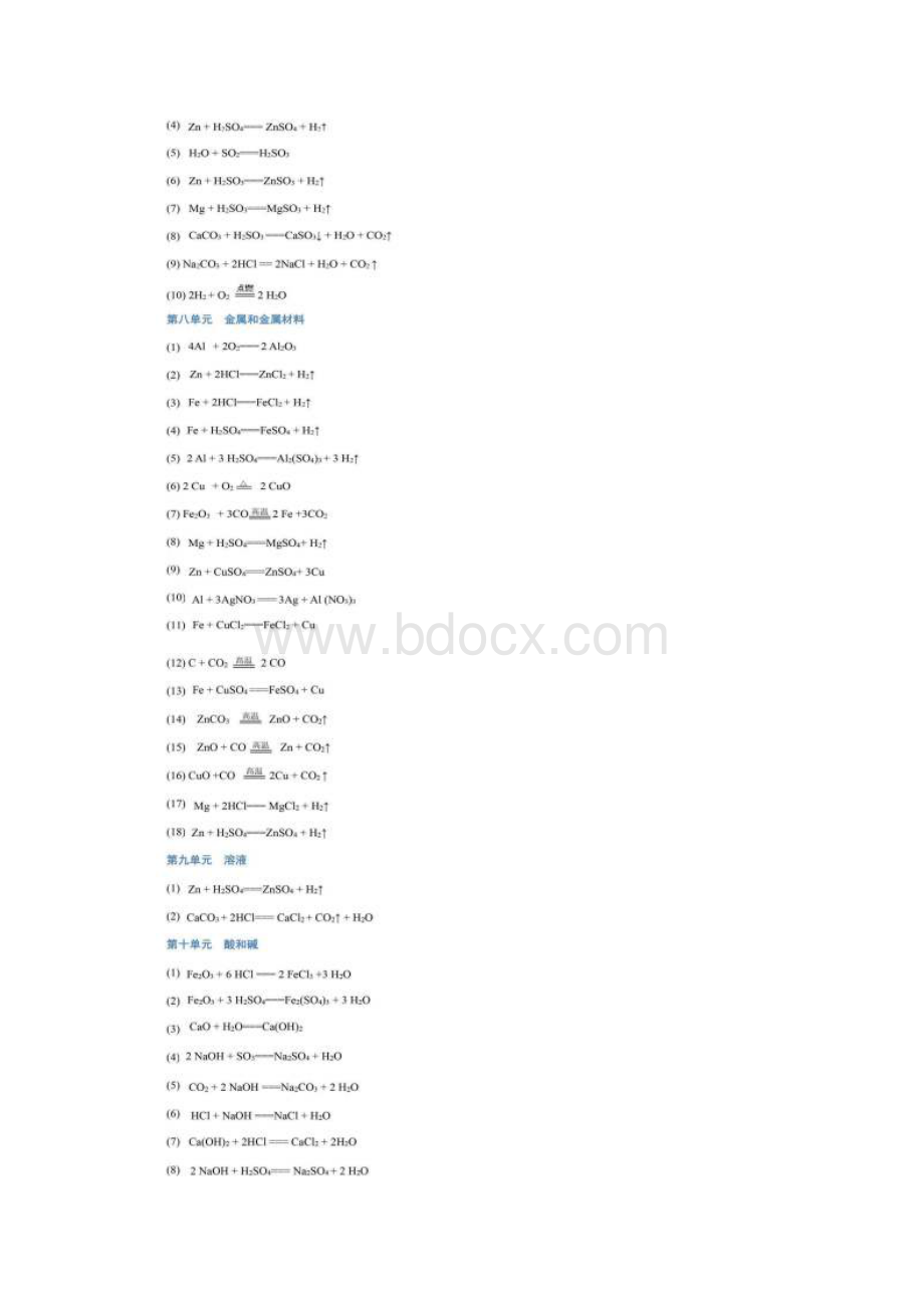 初中常考化学方程式汇总归纳.docx_第3页