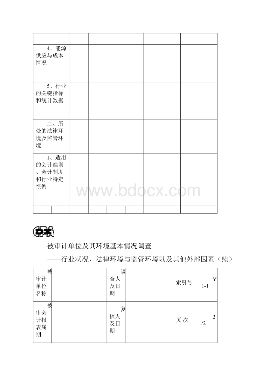 了解被审计单位及其环境工作底稿子.docx_第2页