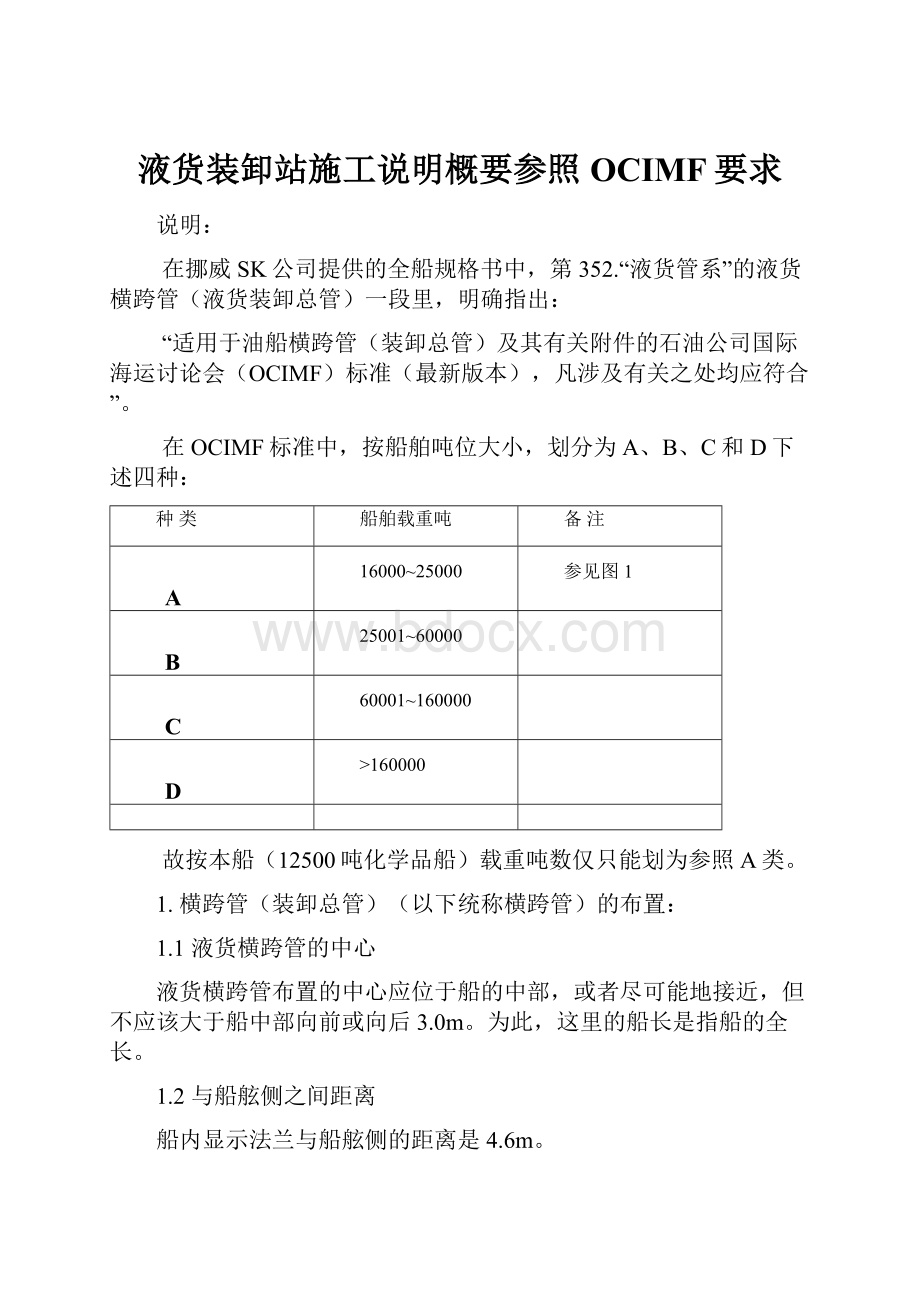 液货装卸站施工说明概要参照OCIMF要求.docx_第1页