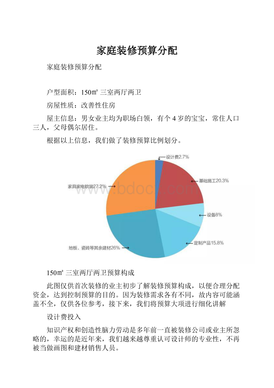 家庭装修预算分配.docx_第1页