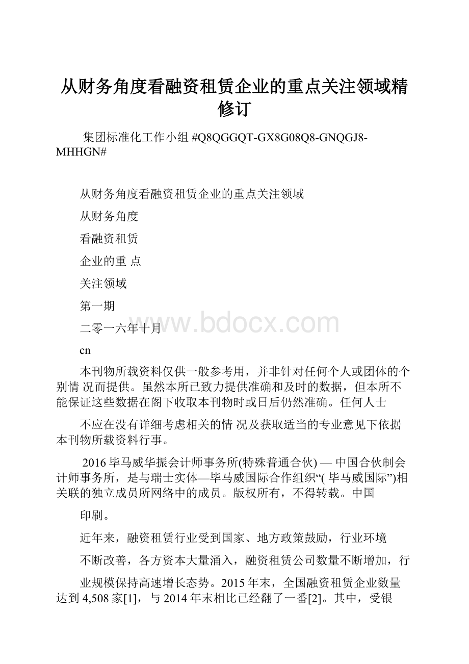 从财务角度看融资租赁企业的重点关注领域精修订.docx