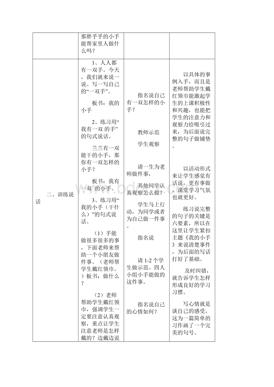 《我的小手》教学设计和反思.docx_第2页