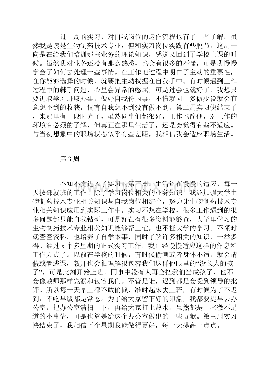 大学生毕业药厂实习周记范文.docx_第2页