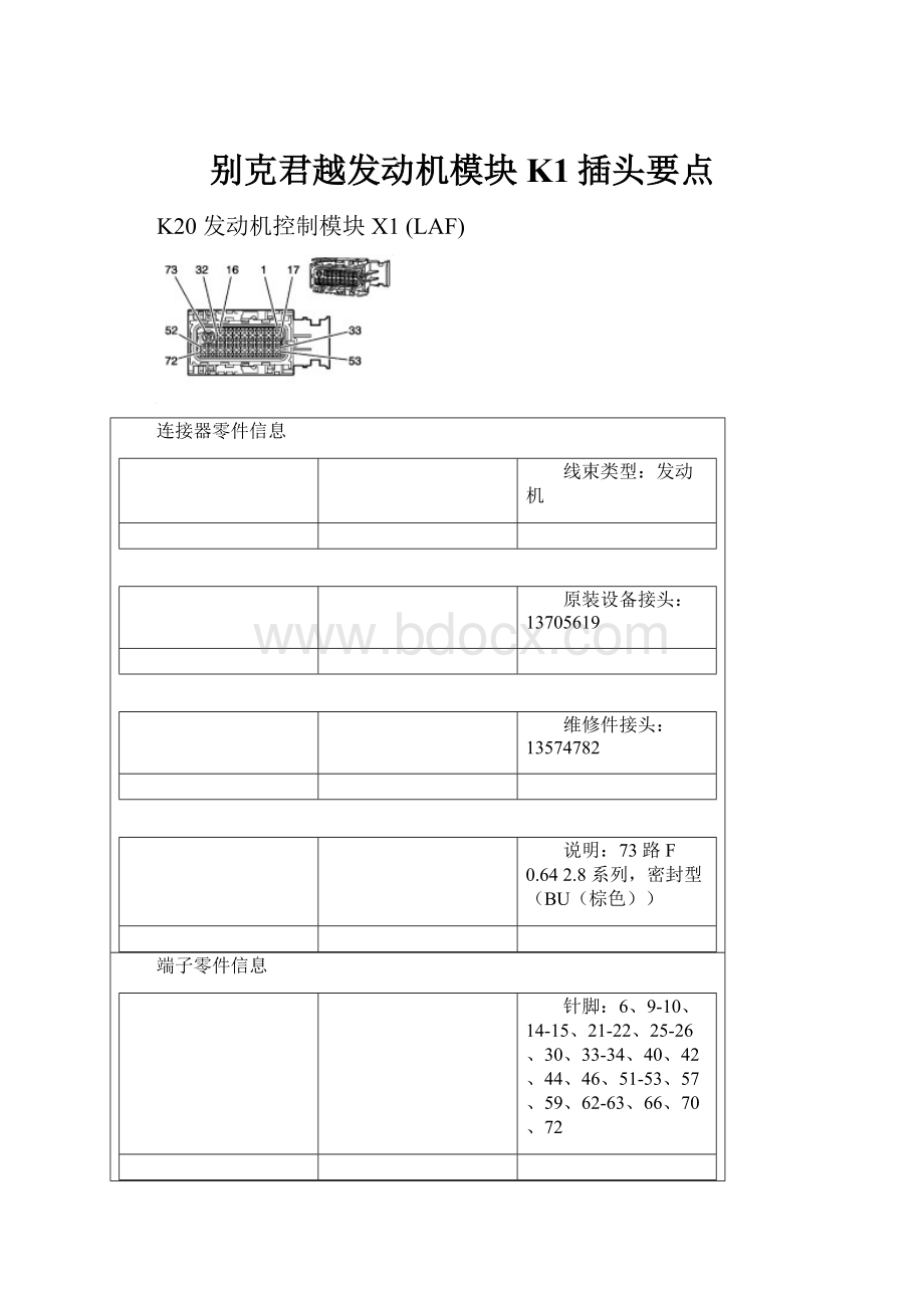 别克君越发动机模块K1插头要点.docx_第1页