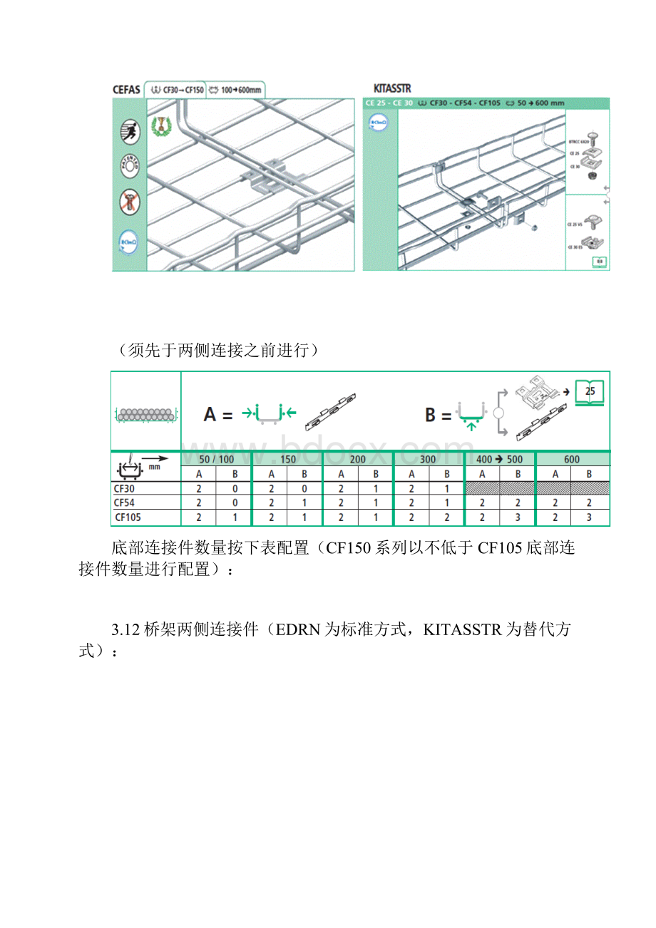 法国卡博菲网格式电缆桥架应用及安装规范.docx_第3页