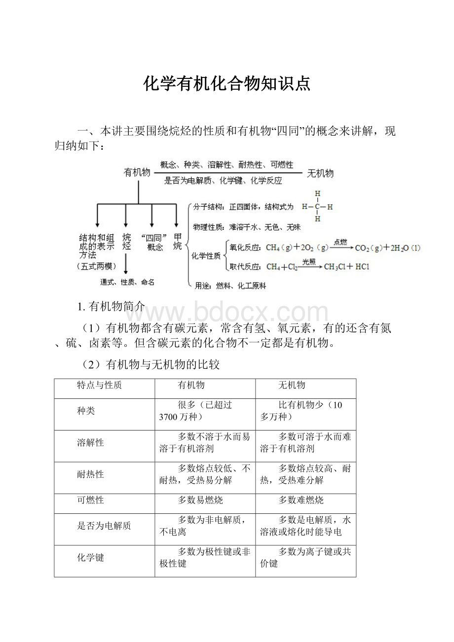 化学有机化合物知识点.docx