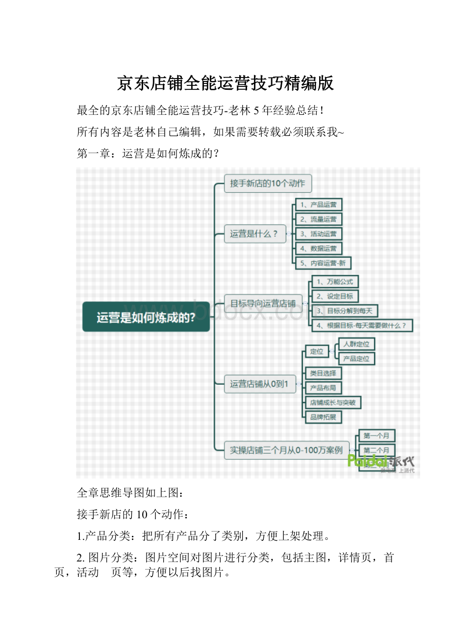 京东店铺全能运营技巧精编版.docx_第1页