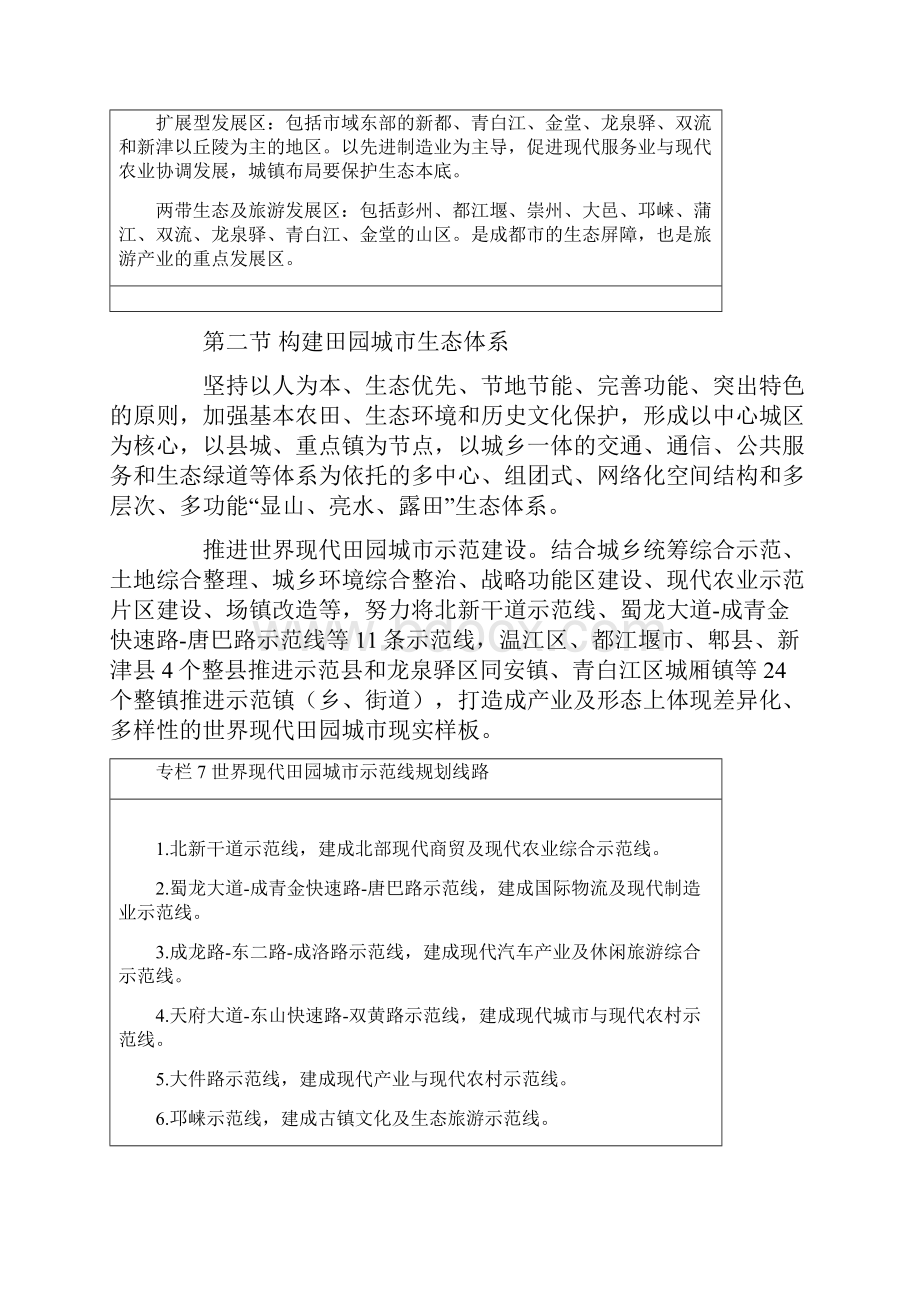 成都市十二五规划纲要第二篇 全面提升城乡规划建设管理水平.docx_第2页