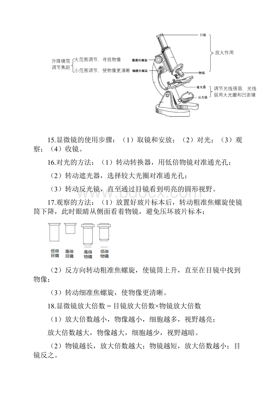 中考生物知识点复习提纲总结.docx_第3页