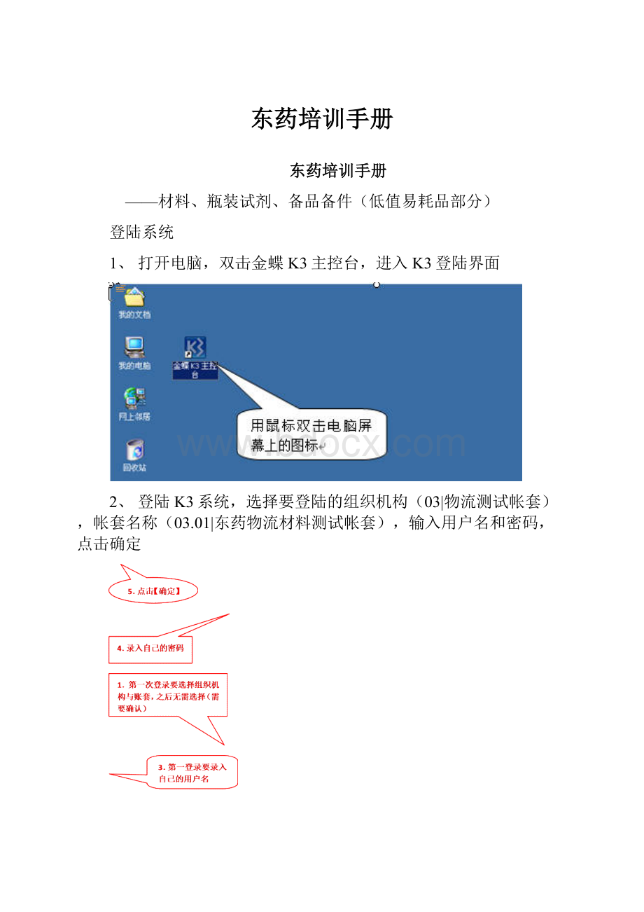 东药培训手册.docx