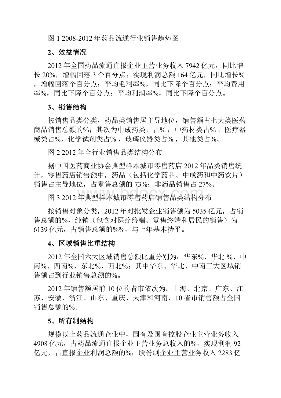 药品流通行业运行统计分析调研报告.docx_第2页