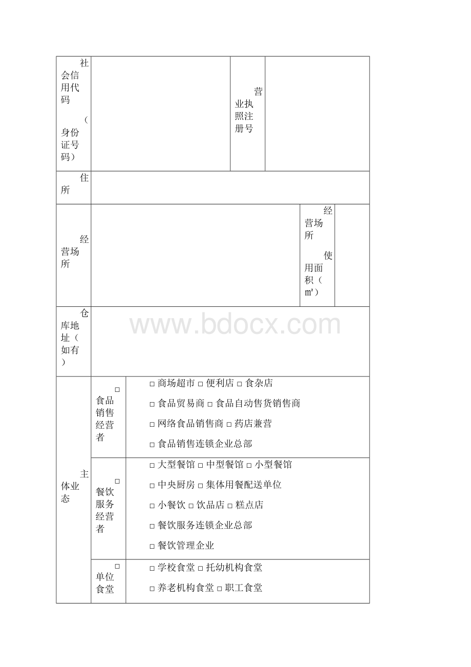 广东省食品经营许可申请书教案资料.docx_第3页