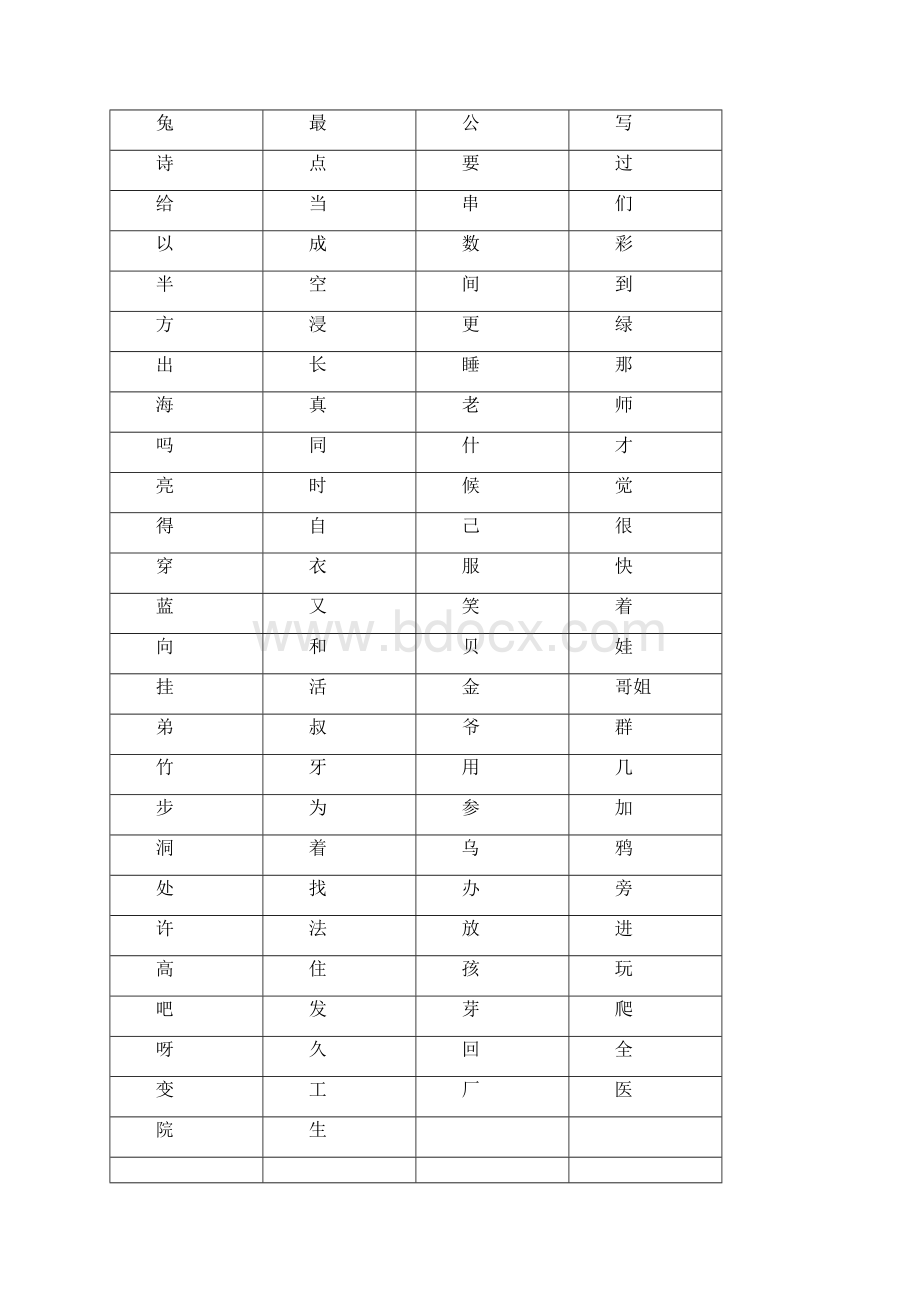 新编小学一年级语文认字卡.docx_第3页