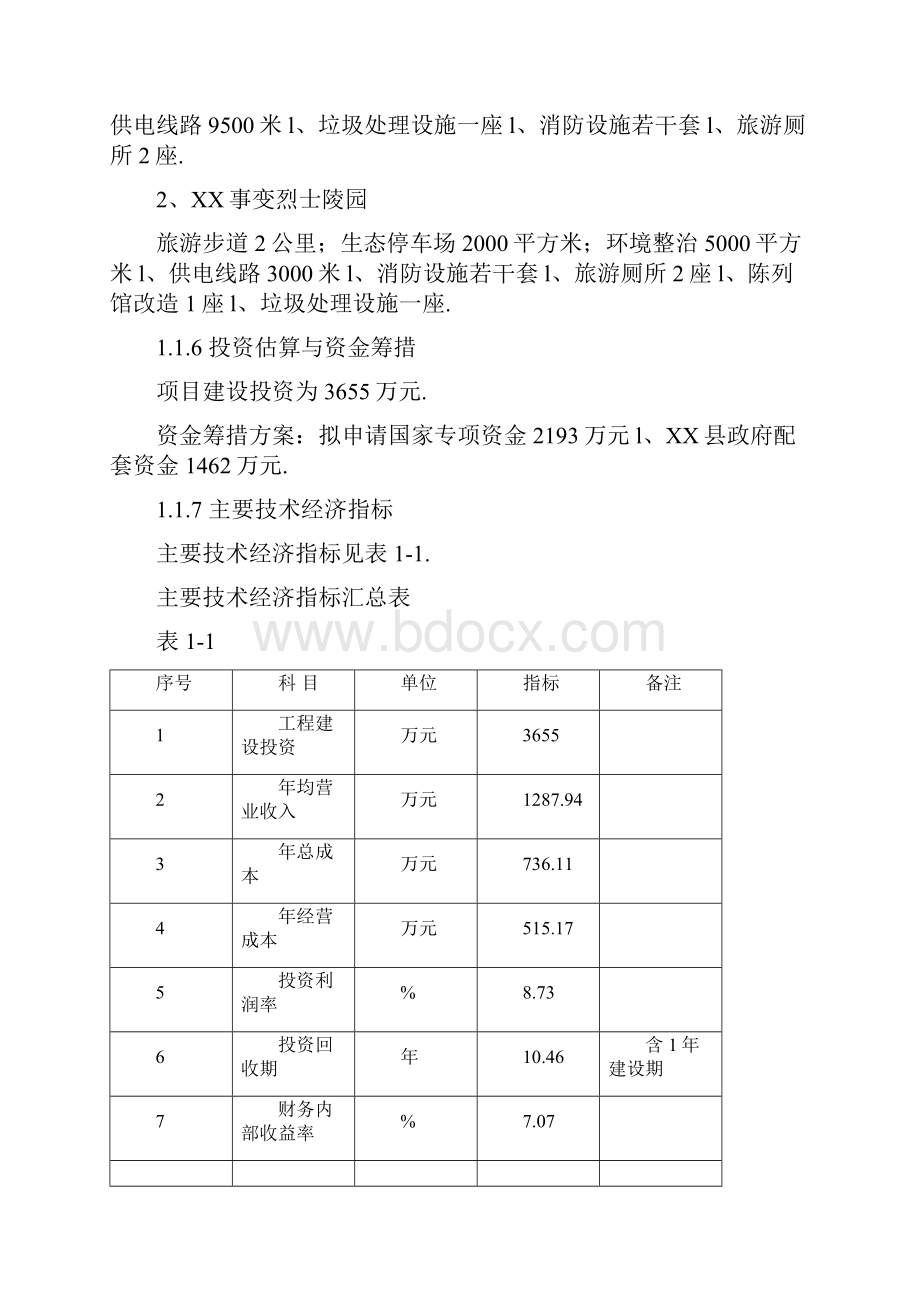 XX烈士陵园及旧址纪念馆基础设施建设项目可行性研究报告.docx_第2页