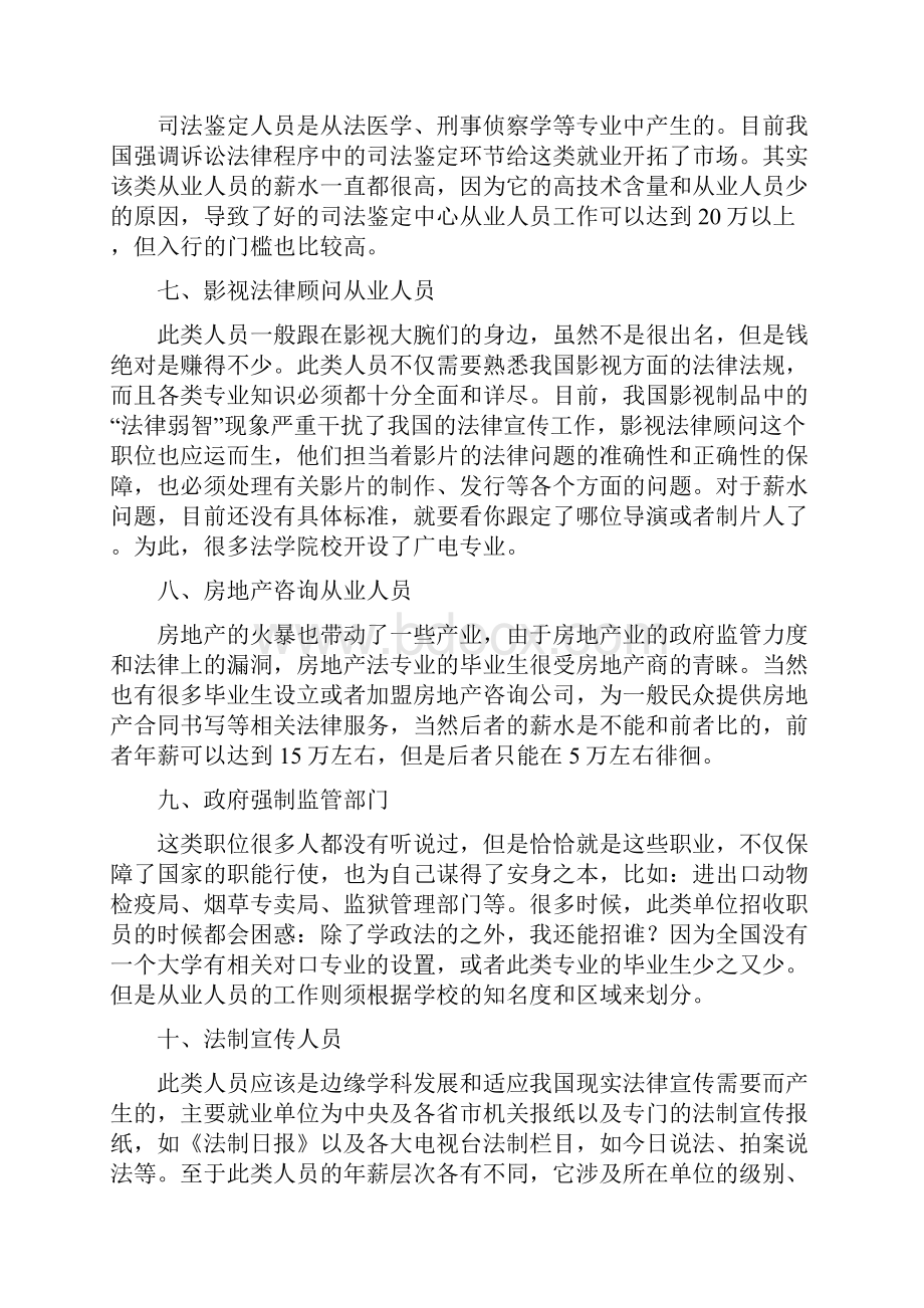 对外经贸大学法学专业的就业现实.docx_第3页