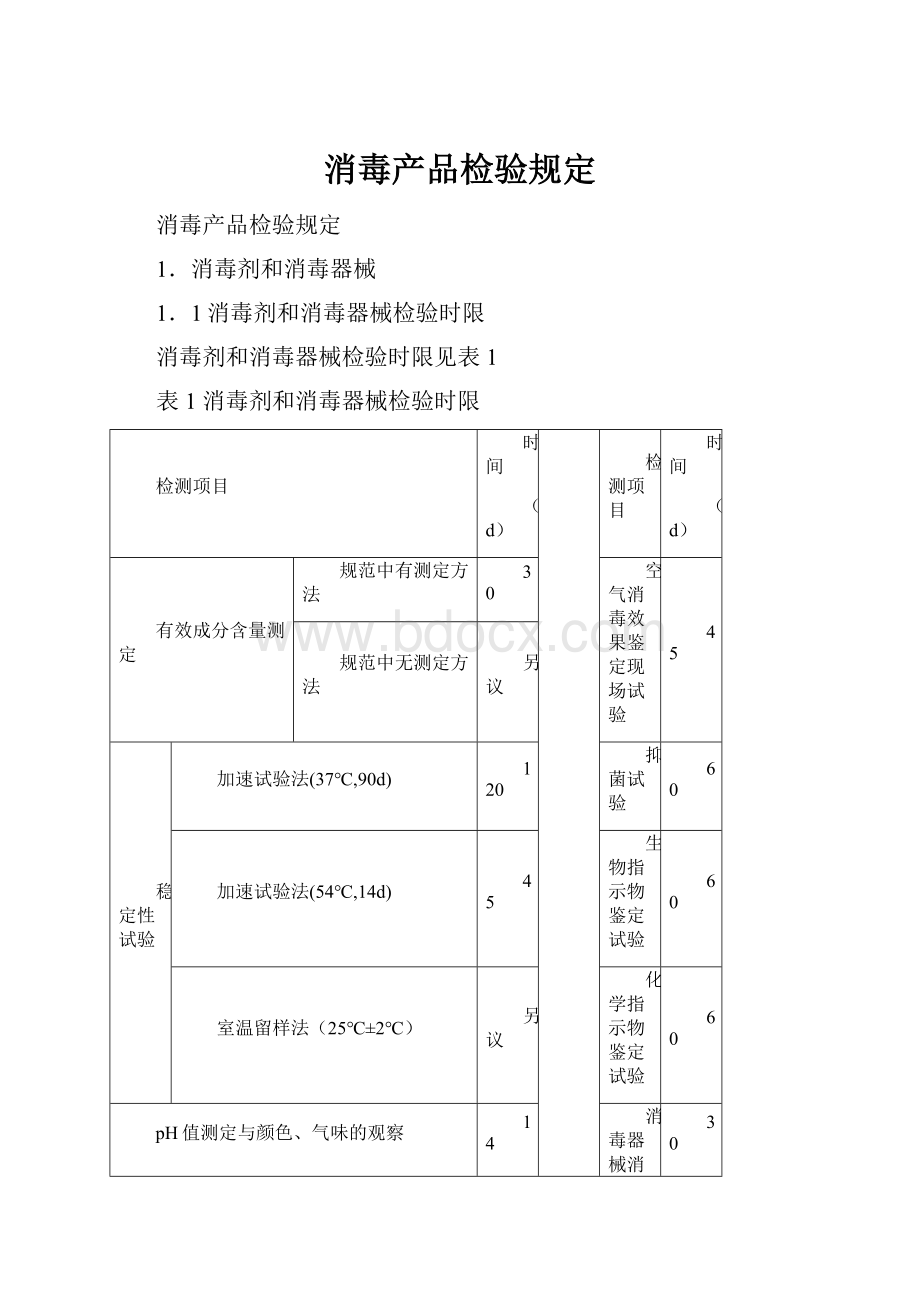 消毒产品检验规定.docx