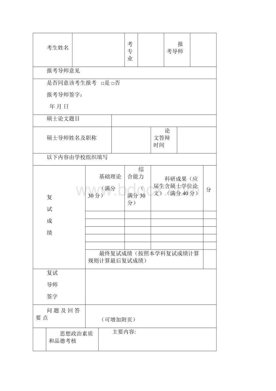 攻读博士学位研究生报考登记表.docx_第2页