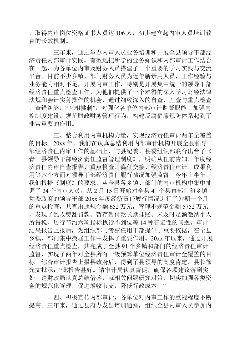 审计人员工作总结范文精选.docx_第2页