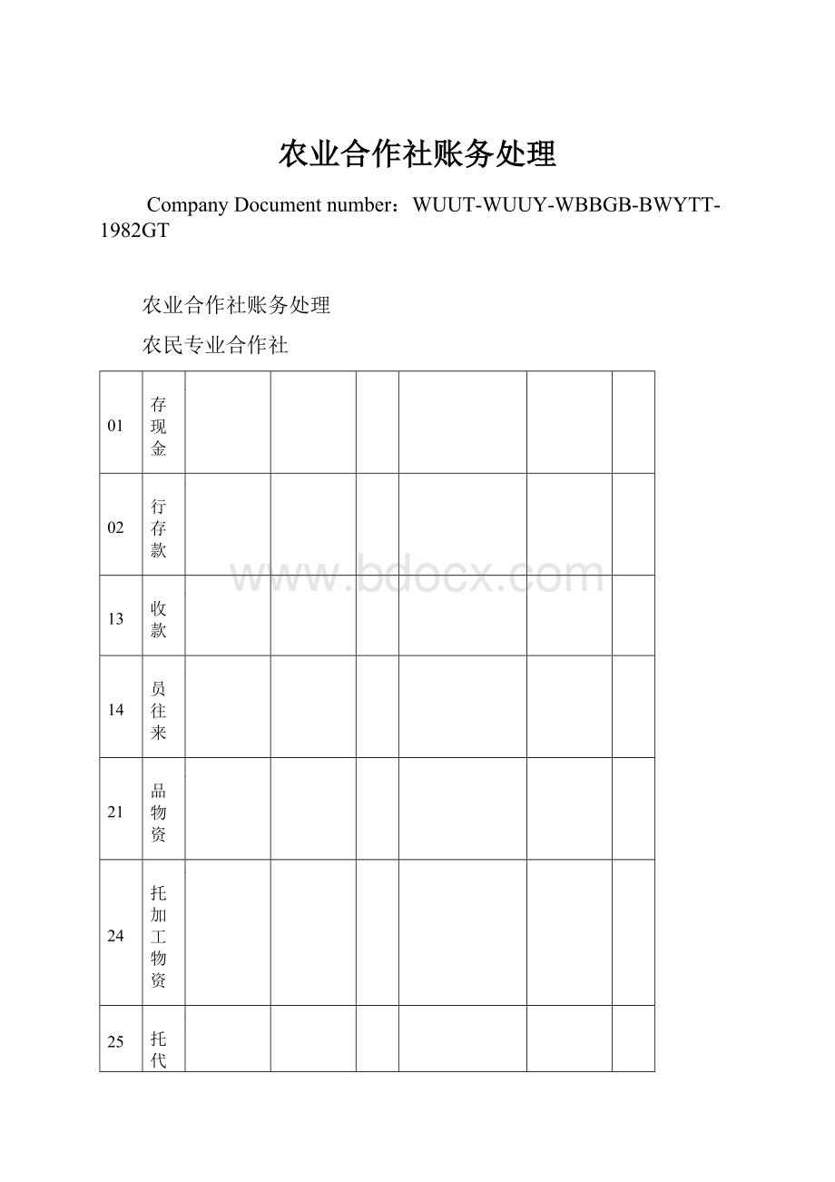 农业合作社账务处理.docx_第1页