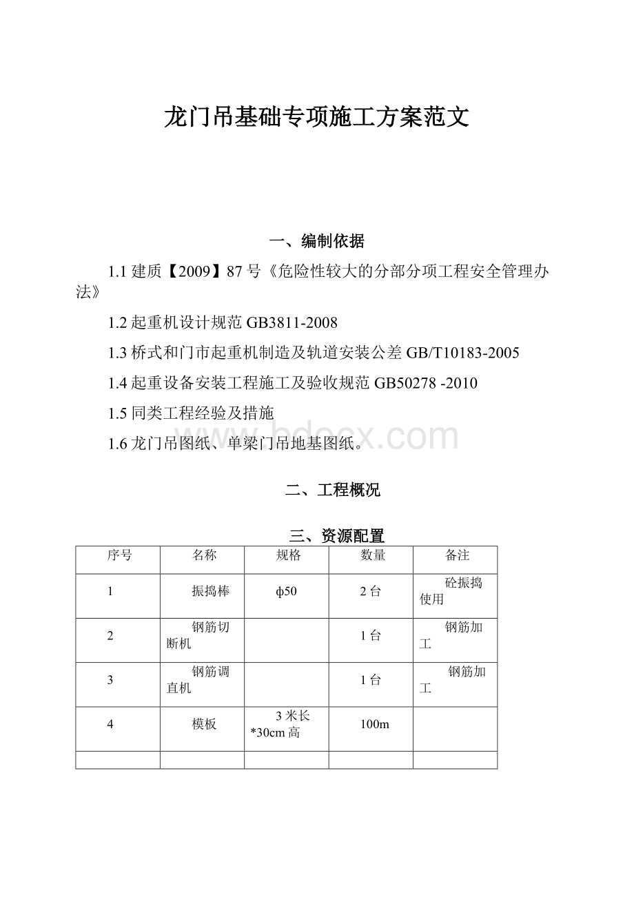 龙门吊基础专项施工方案范文.docx_第1页