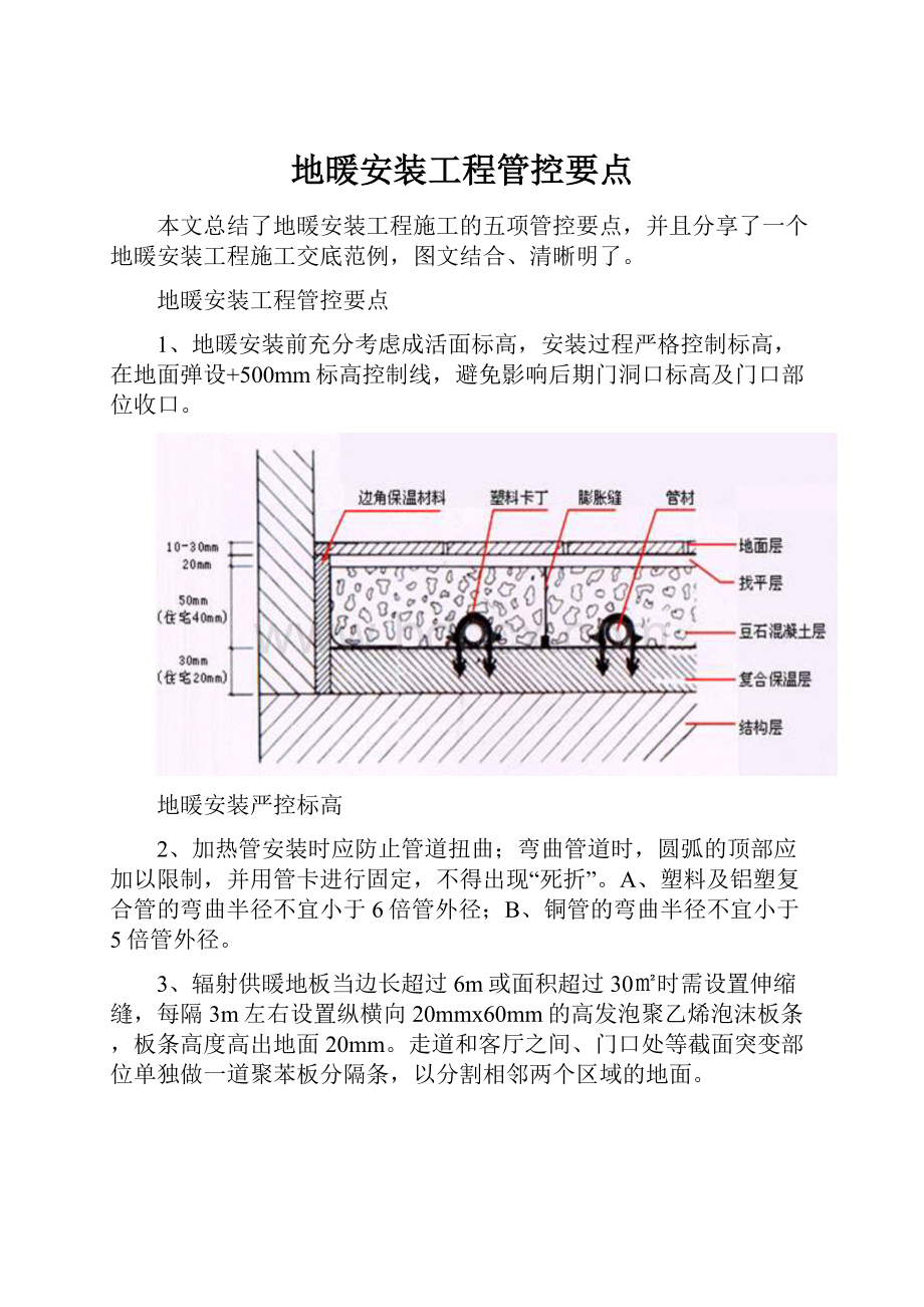 地暖安装工程管控要点.docx_第1页