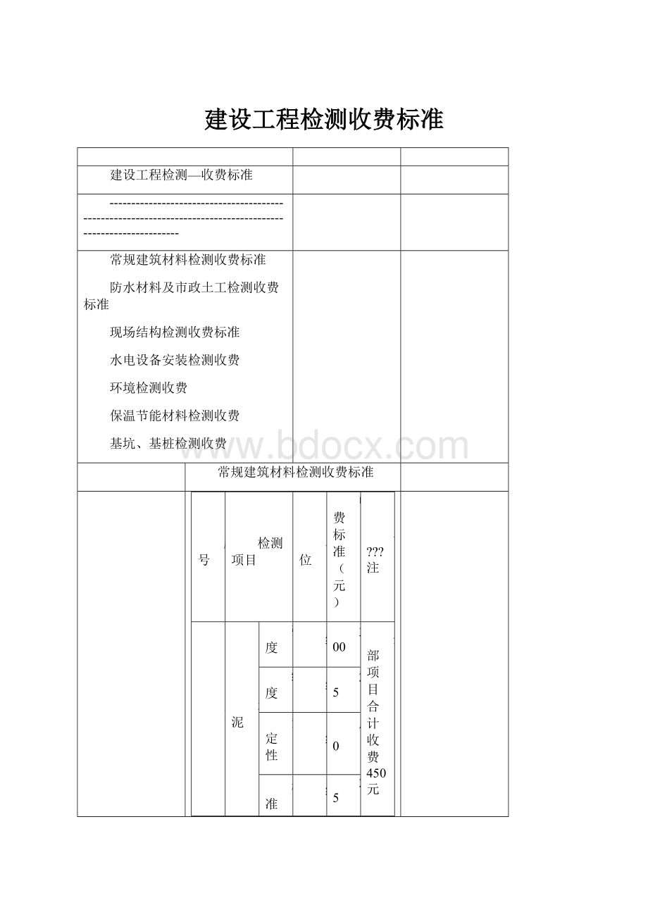 建设工程检测收费标准.docx_第1页