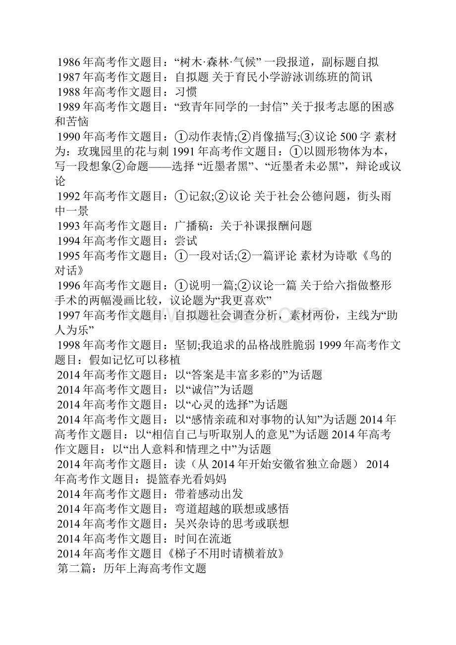 历年江苏高考作文题精选多篇.docx_第2页