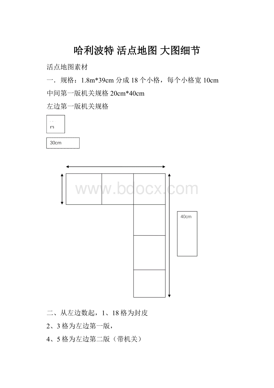 哈利波特 活点地图 大图细节.docx