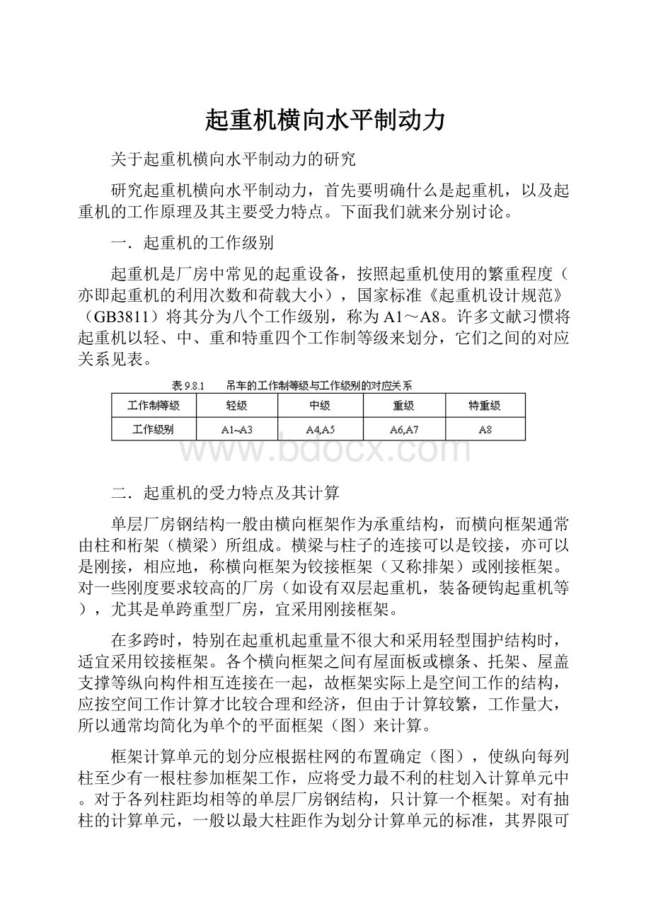 起重机横向水平制动力.docx_第1页