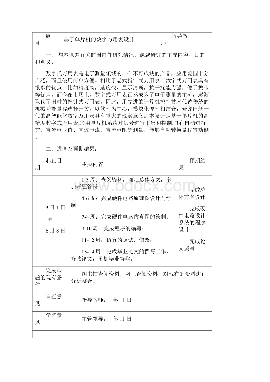 基于单片机的数字万用表设计大学论文.docx_第3页