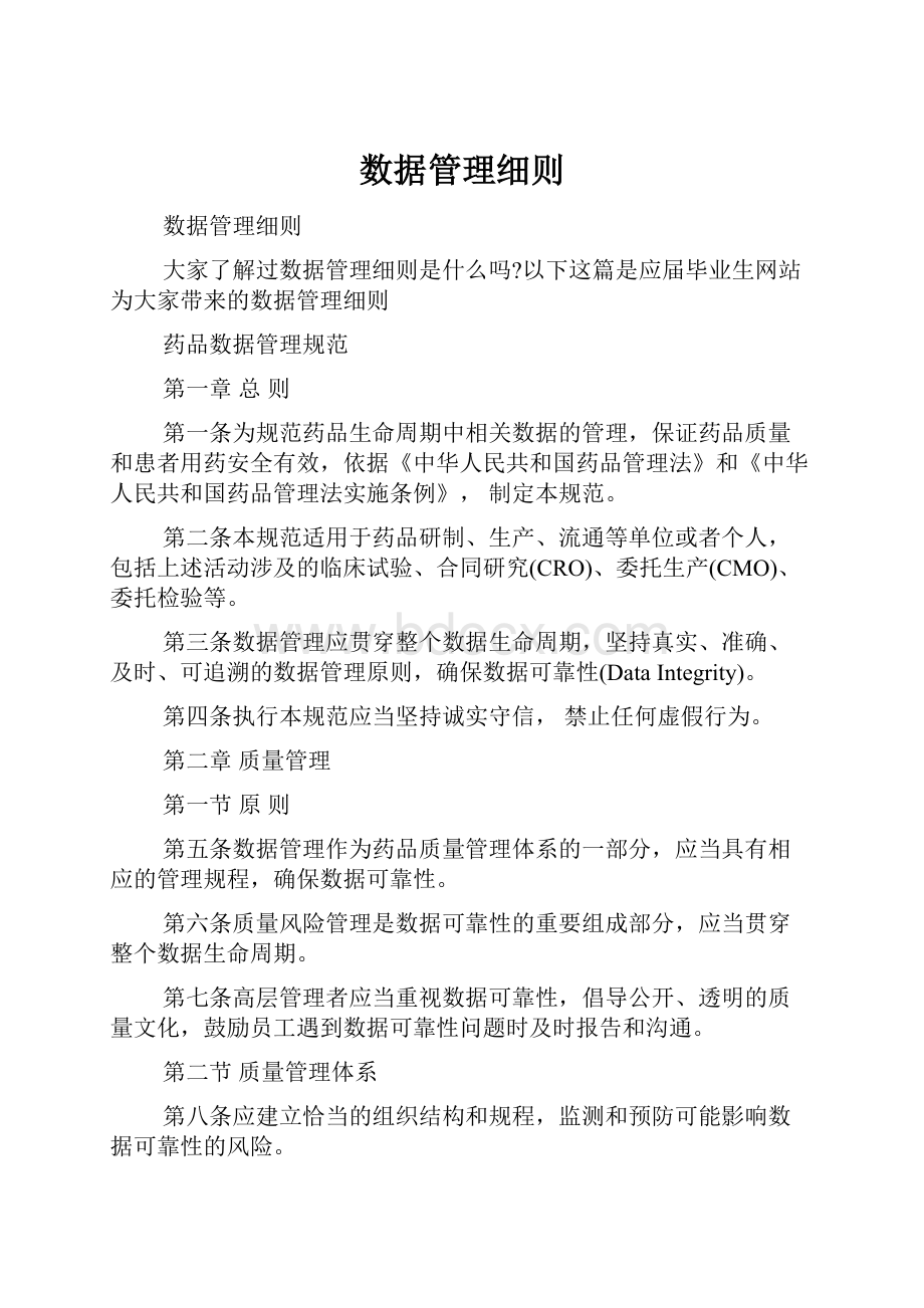 数据管理细则.docx_第1页