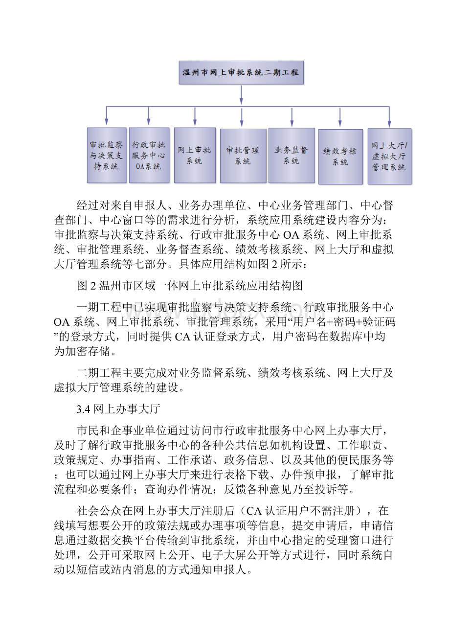 温州市网上审批系统二期工程总体设计.docx_第3页