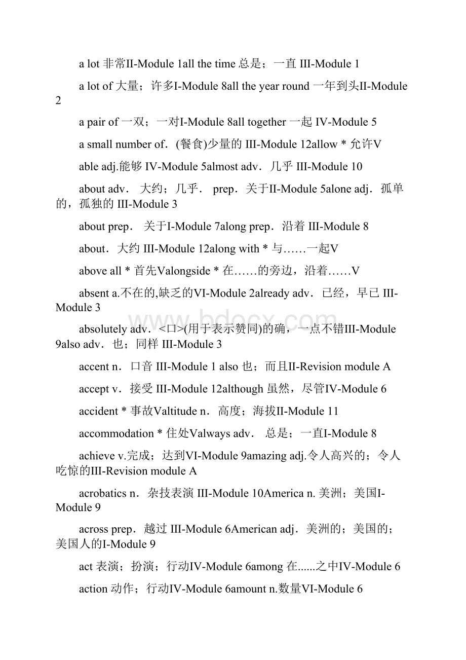 初中词汇表大全按字母顺序完整.docx_第2页