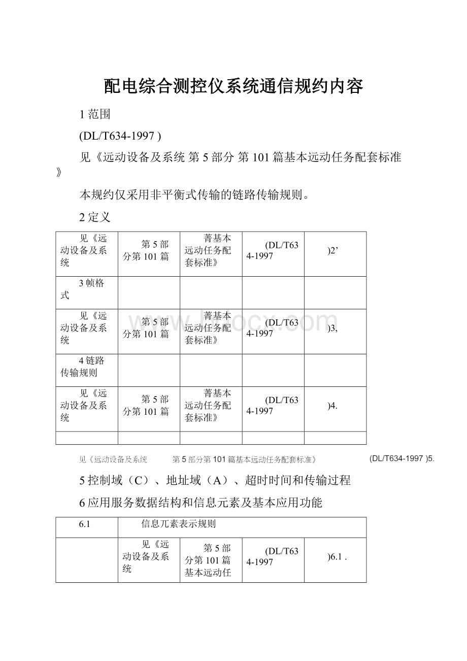 配电综合测控仪系统通信规约内容.docx_第1页