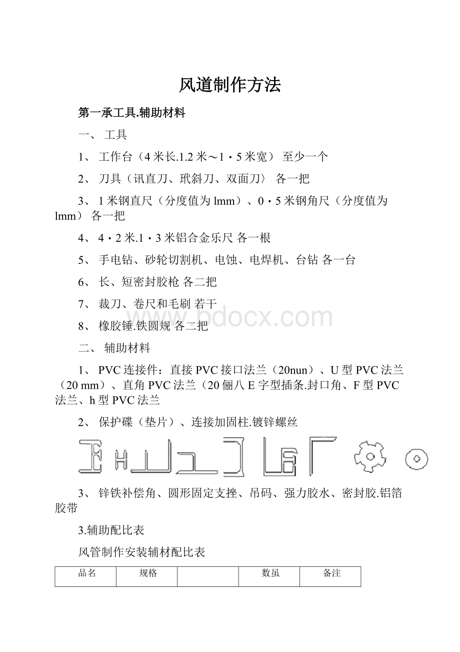 风道制作方法.docx