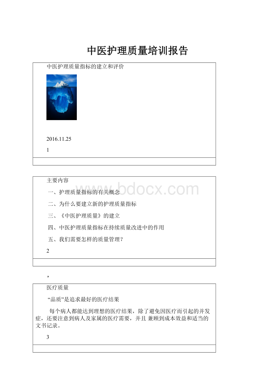 中医护理质量培训报告.docx