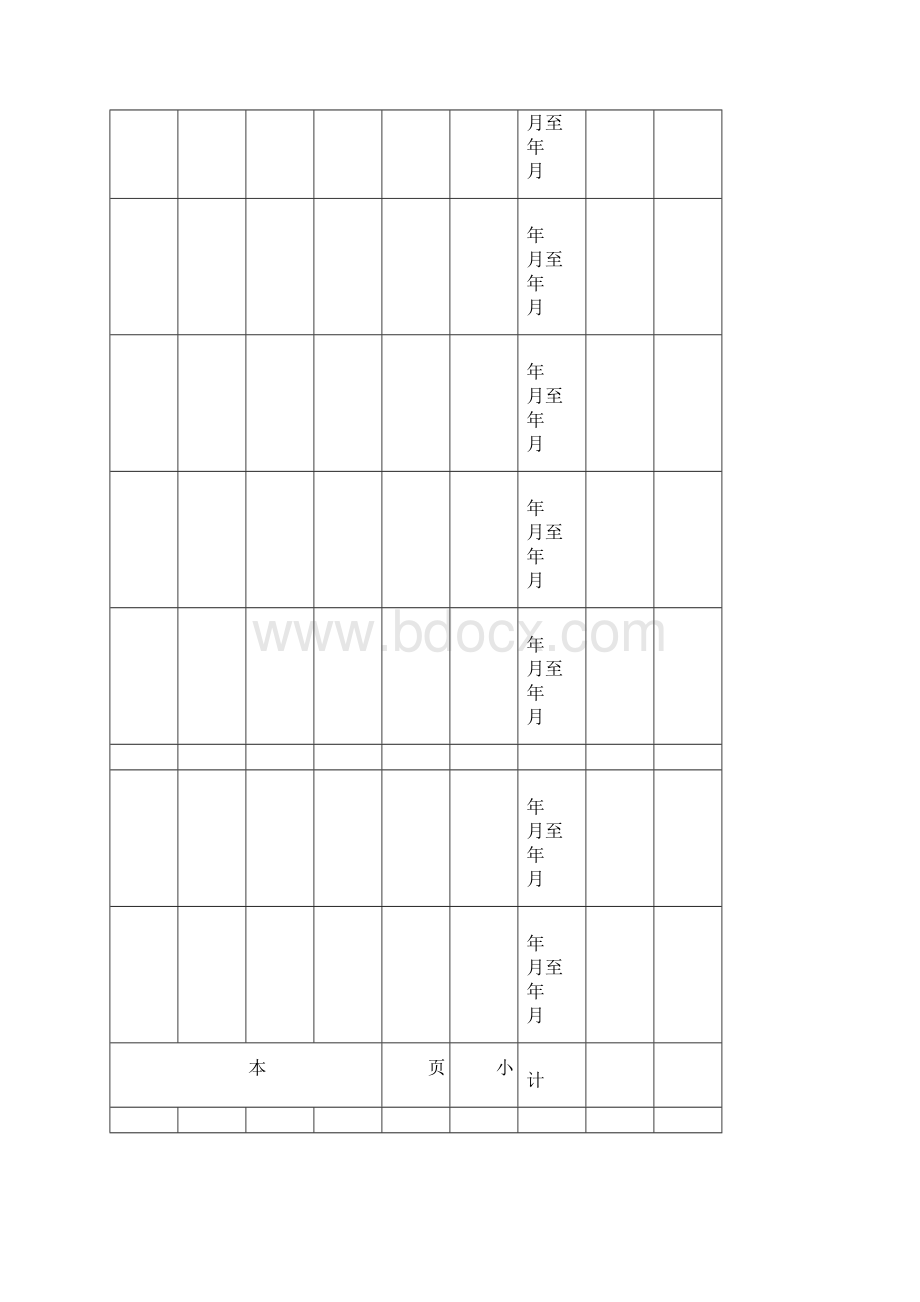 洛阳市职工补缴社会保险费申报表.docx_第3页