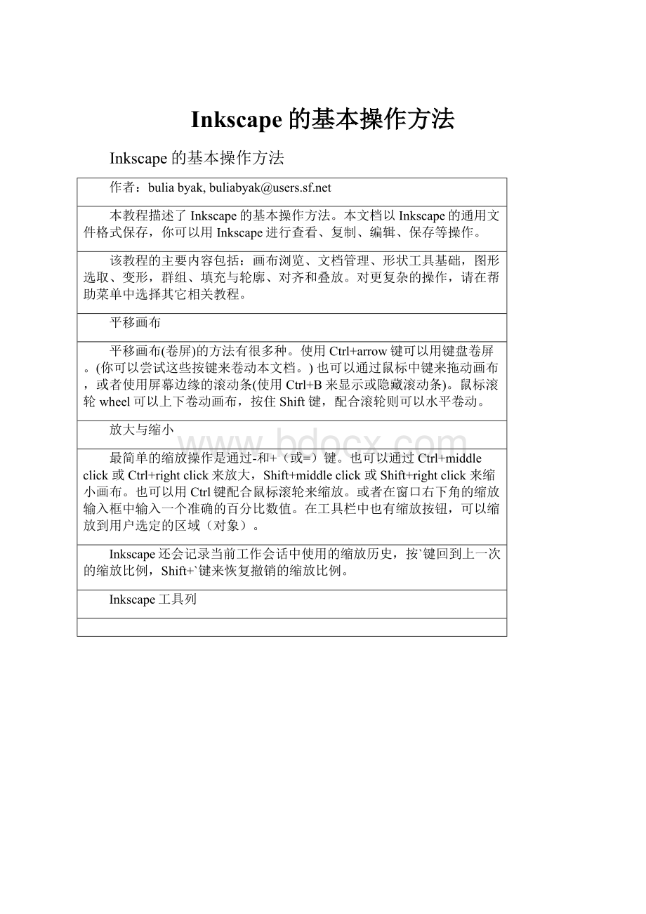 Inkscape的基本操作方法.docx_第1页