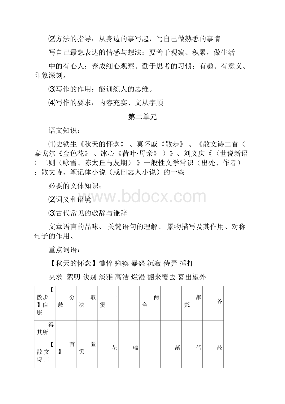 人教部编版七年级上册语文知识点整理汇总.docx_第3页