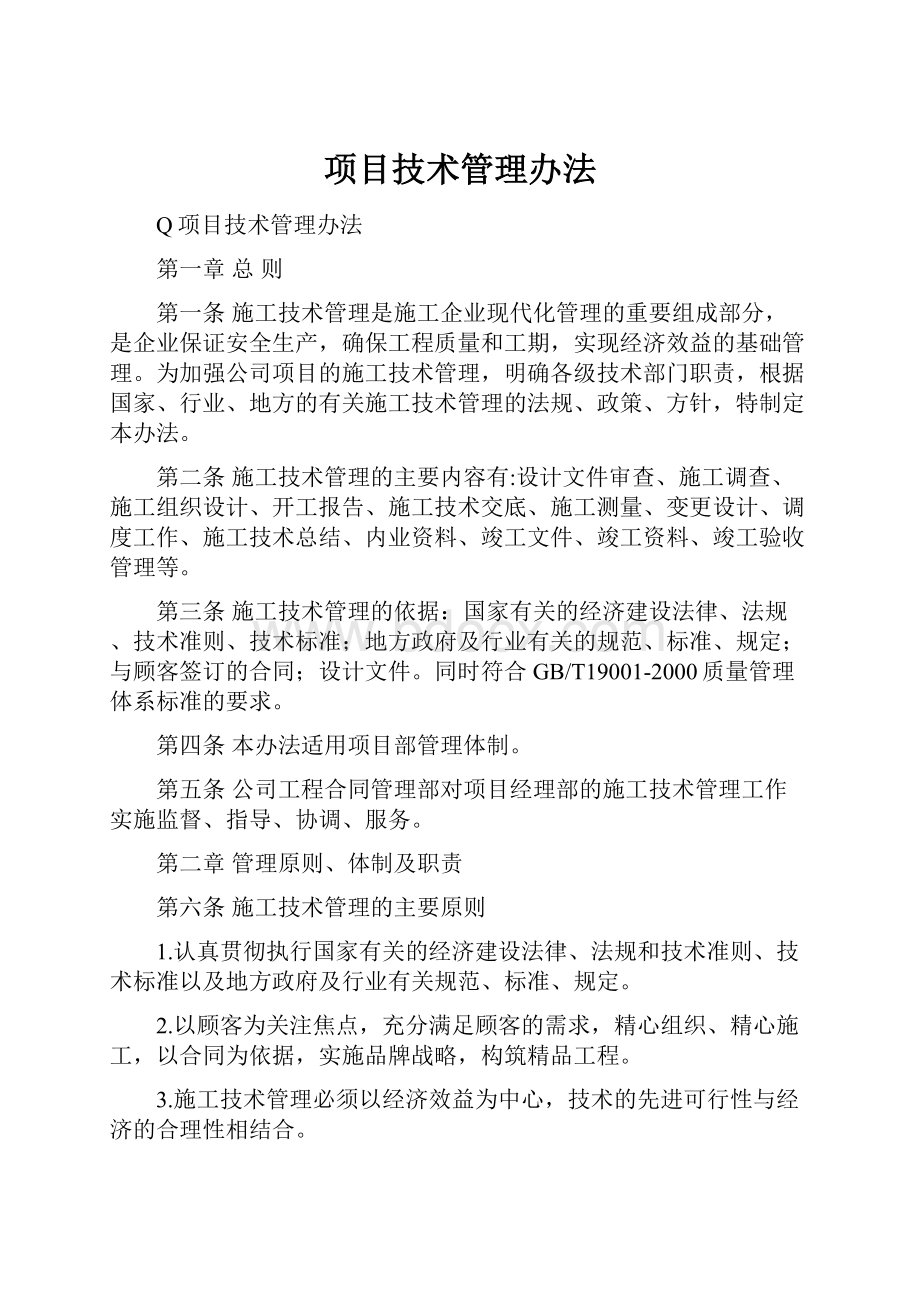 项目技术管理办法.docx