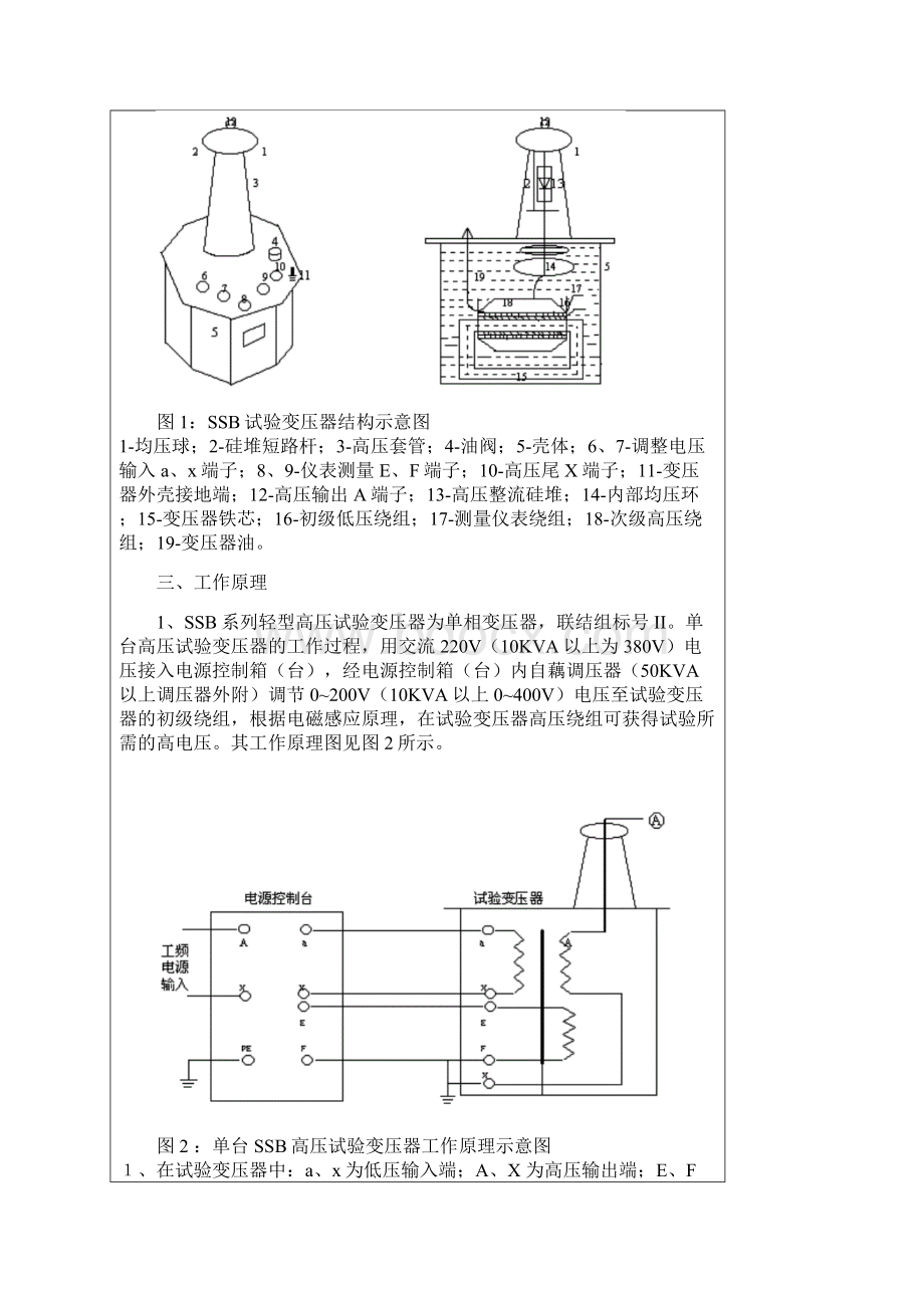 SSB系列交直流高压试验变压器使用说明.docx_第2页