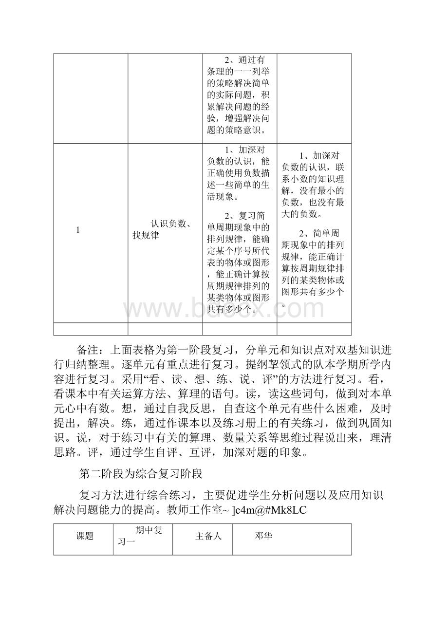 苏教版五年级上册数学期末复习教案精.docx_第3页