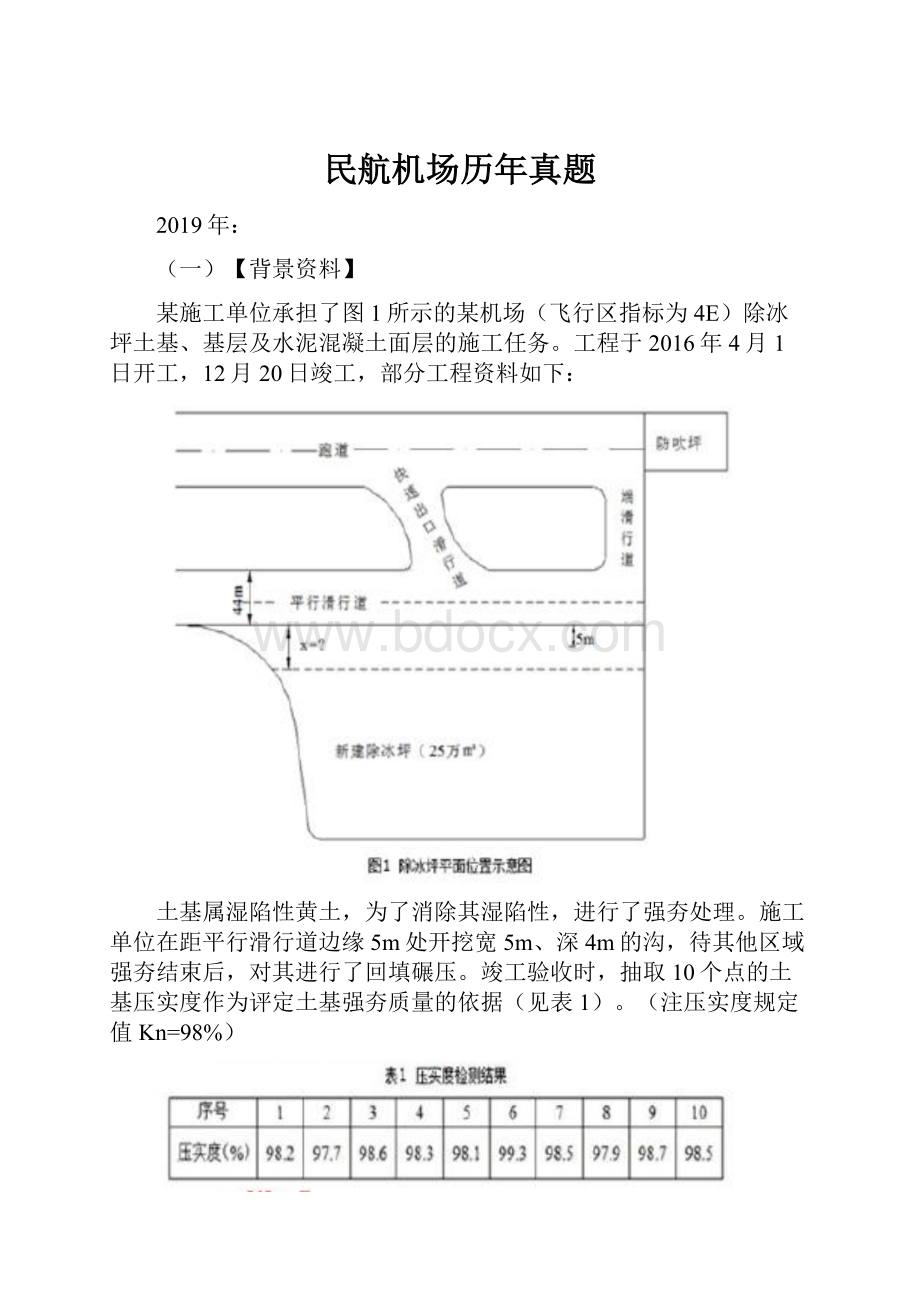 民航机场历年真题.docx