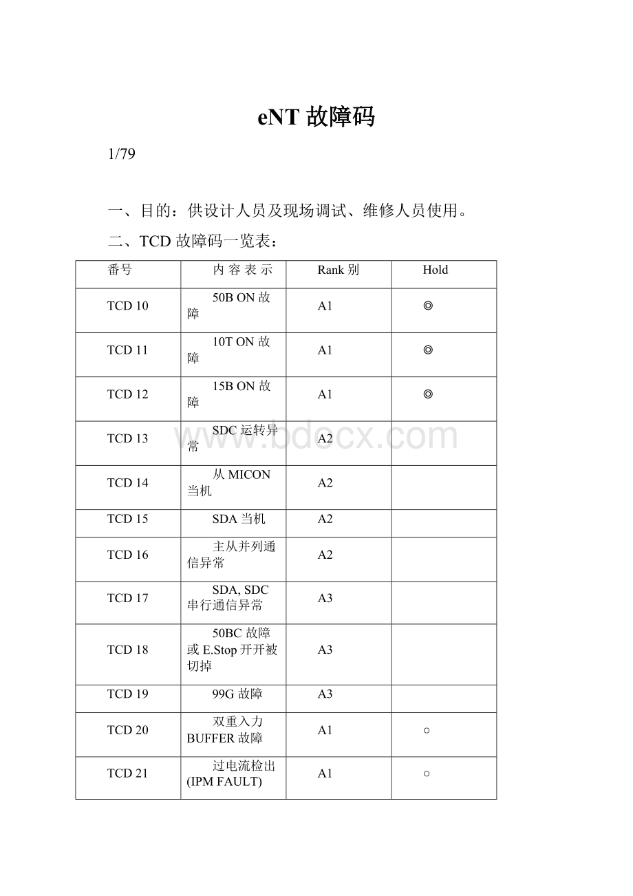 eNT故障码.docx