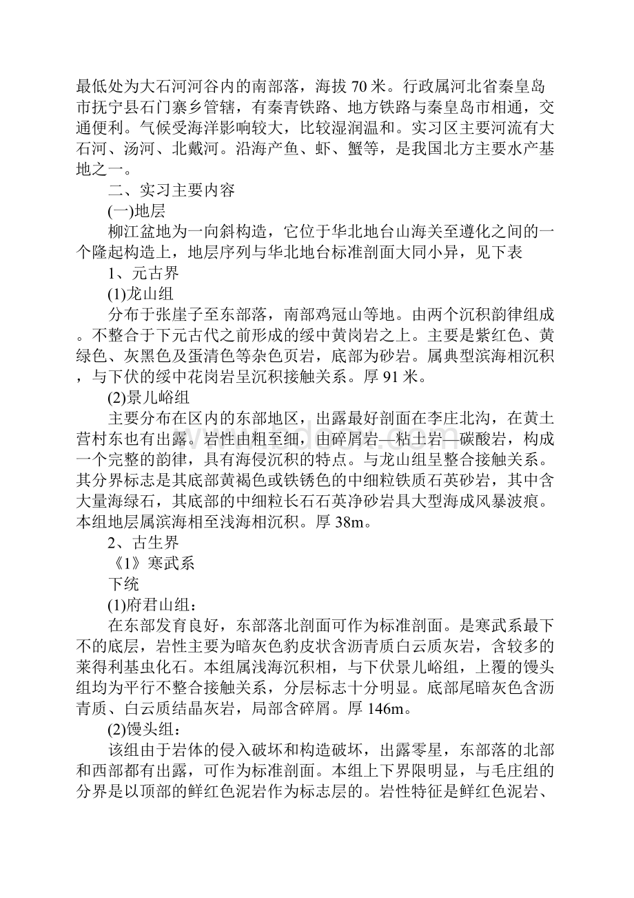 地质地貌实习报告4篇.docx_第2页