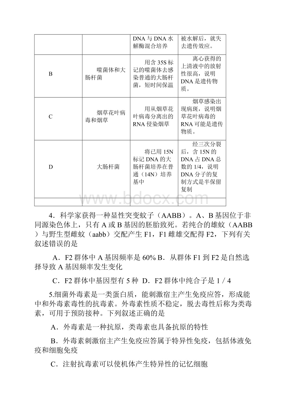 湖南省二中高三理综第七次月考试题无答案.docx_第3页