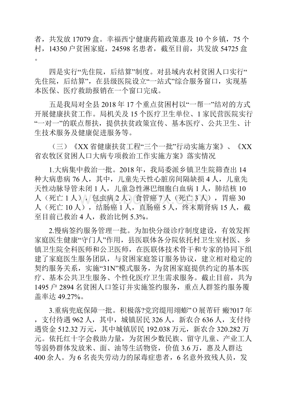 健康扶贫工作总结暨工作计划.docx_第3页