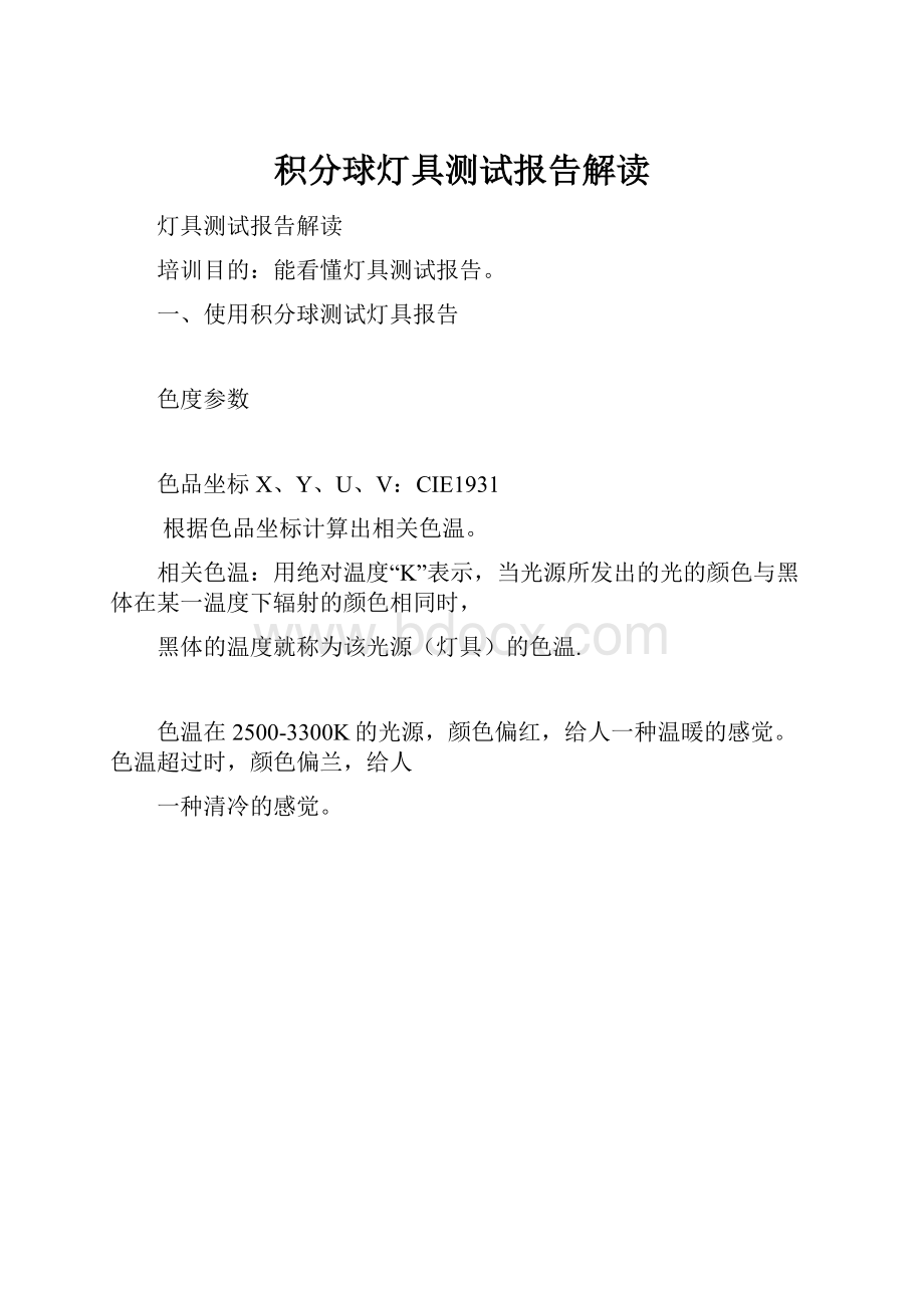 积分球灯具测试报告解读.docx